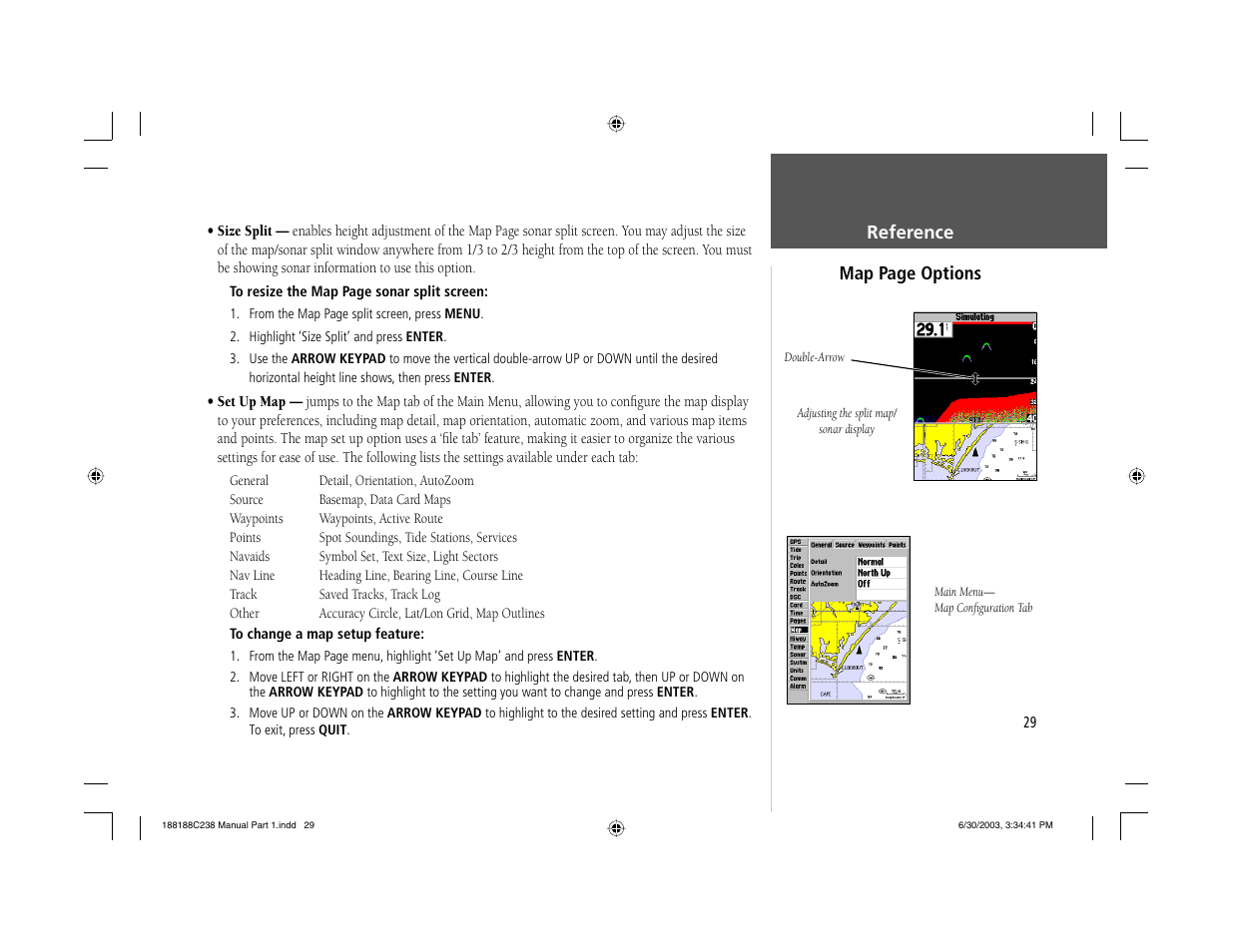 Garmin GPSMAP 238 Sounder User Manual | Page 39 / 134