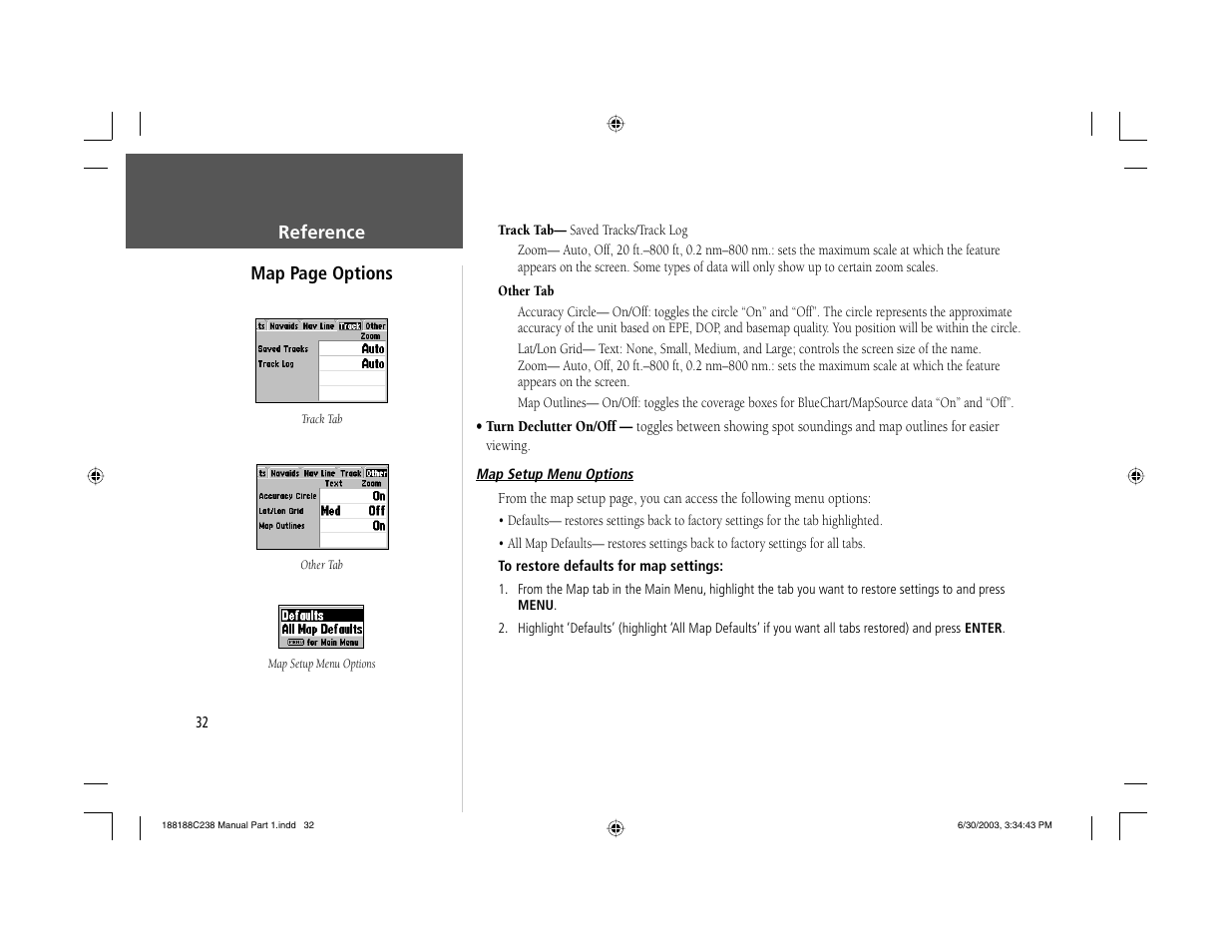 Garmin GPSMAP 238 Sounder User Manual | Page 42 / 134