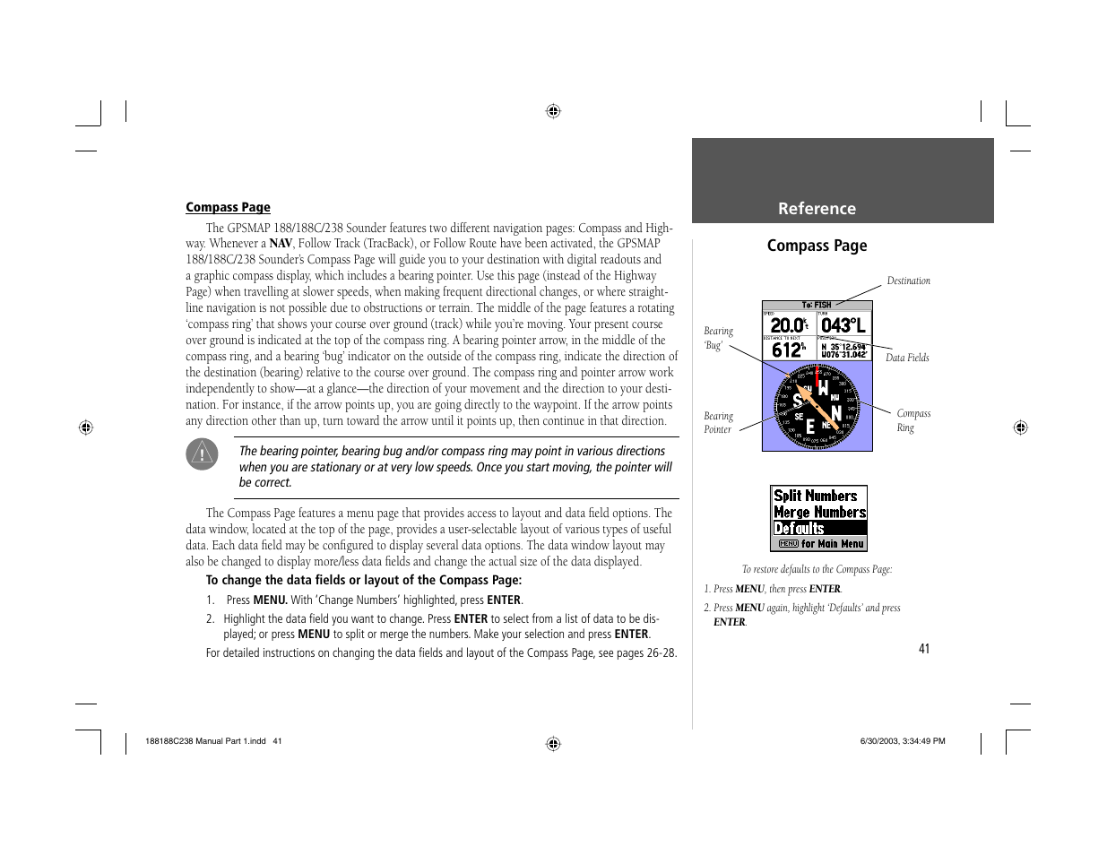 Garmin GPSMAP 238 Sounder User Manual | Page 51 / 134