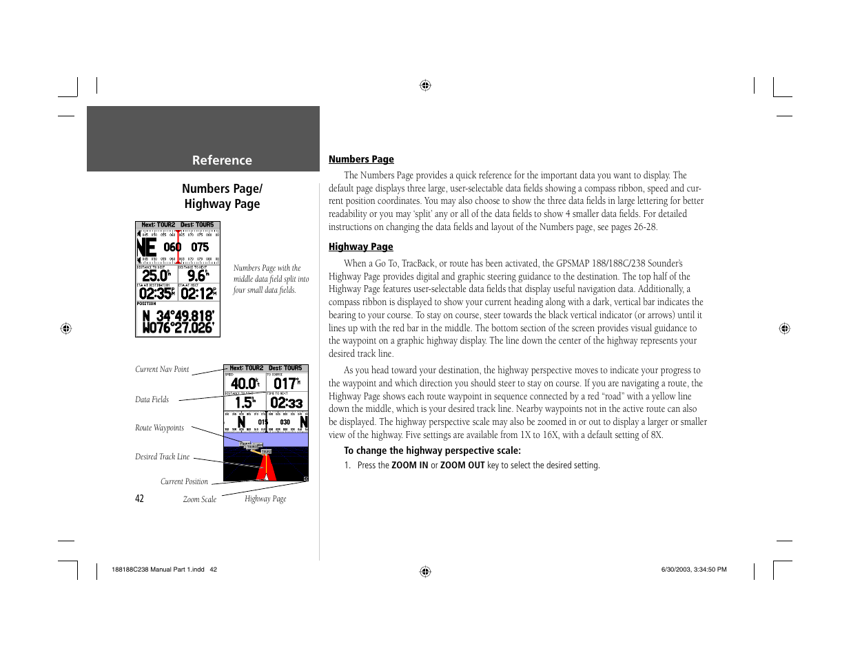 Garmin GPSMAP 238 Sounder User Manual | Page 52 / 134