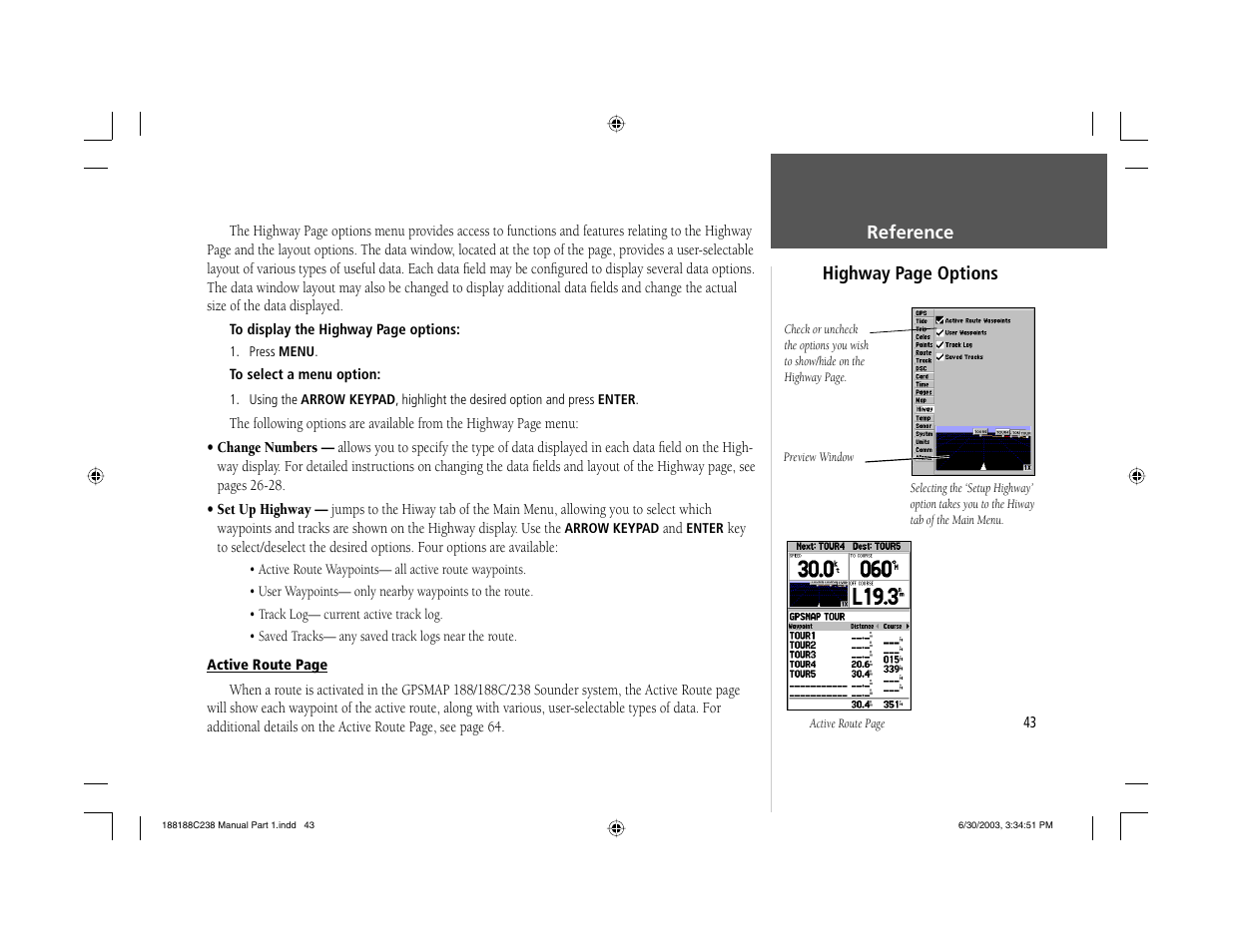 Garmin GPSMAP 238 Sounder User Manual | Page 53 / 134