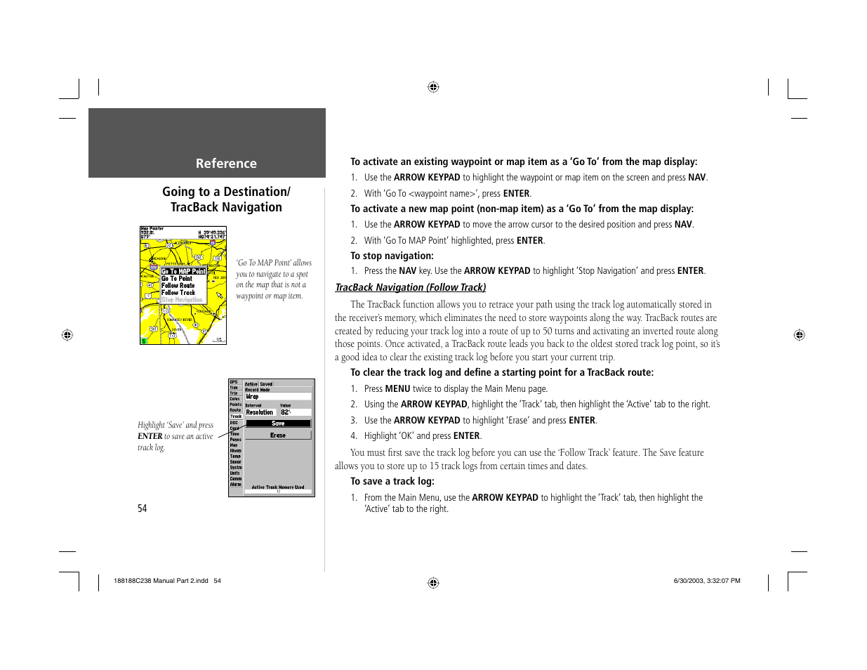 Garmin GPSMAP 238 Sounder User Manual | Page 64 / 134