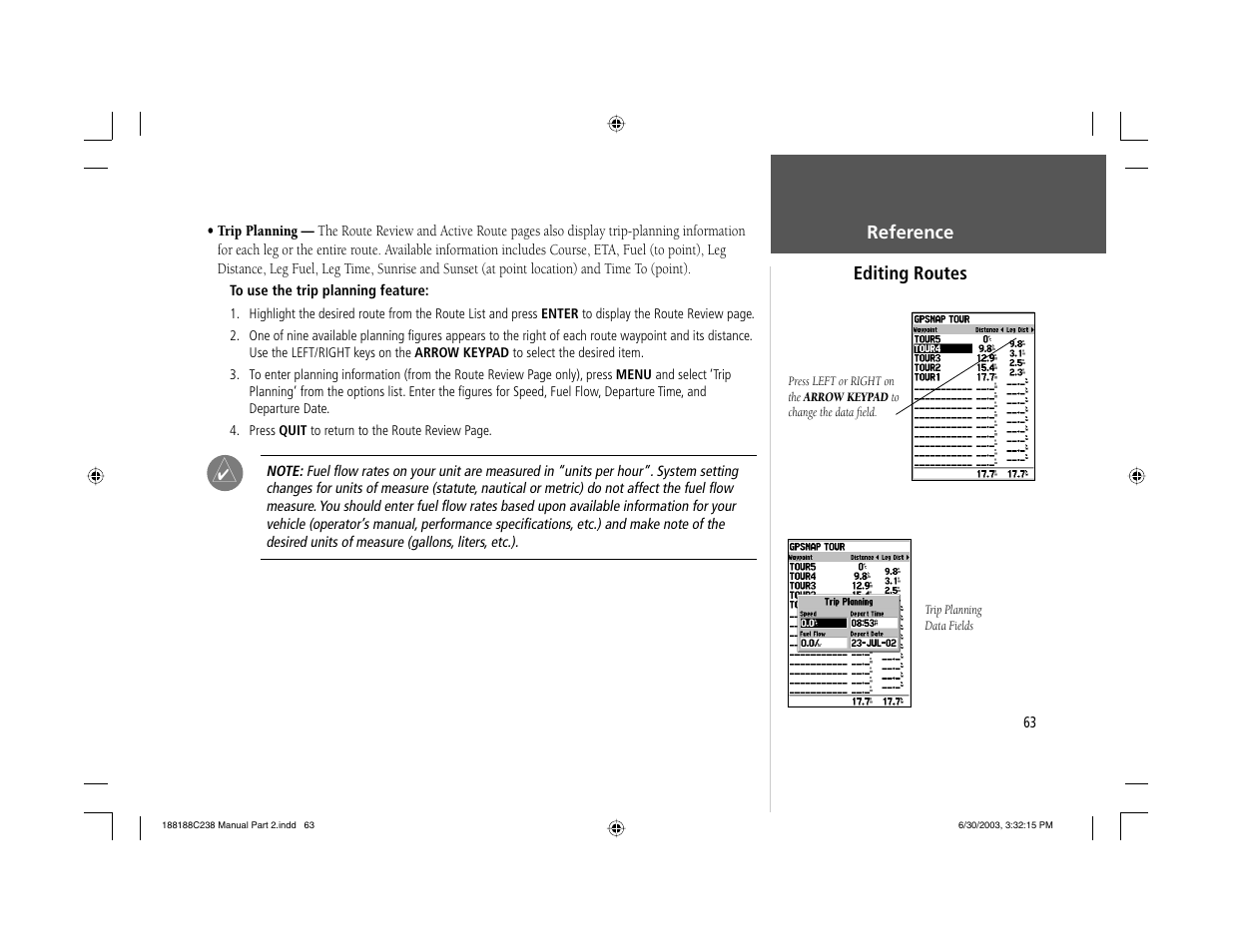 Garmin GPSMAP 238 Sounder User Manual | Page 73 / 134