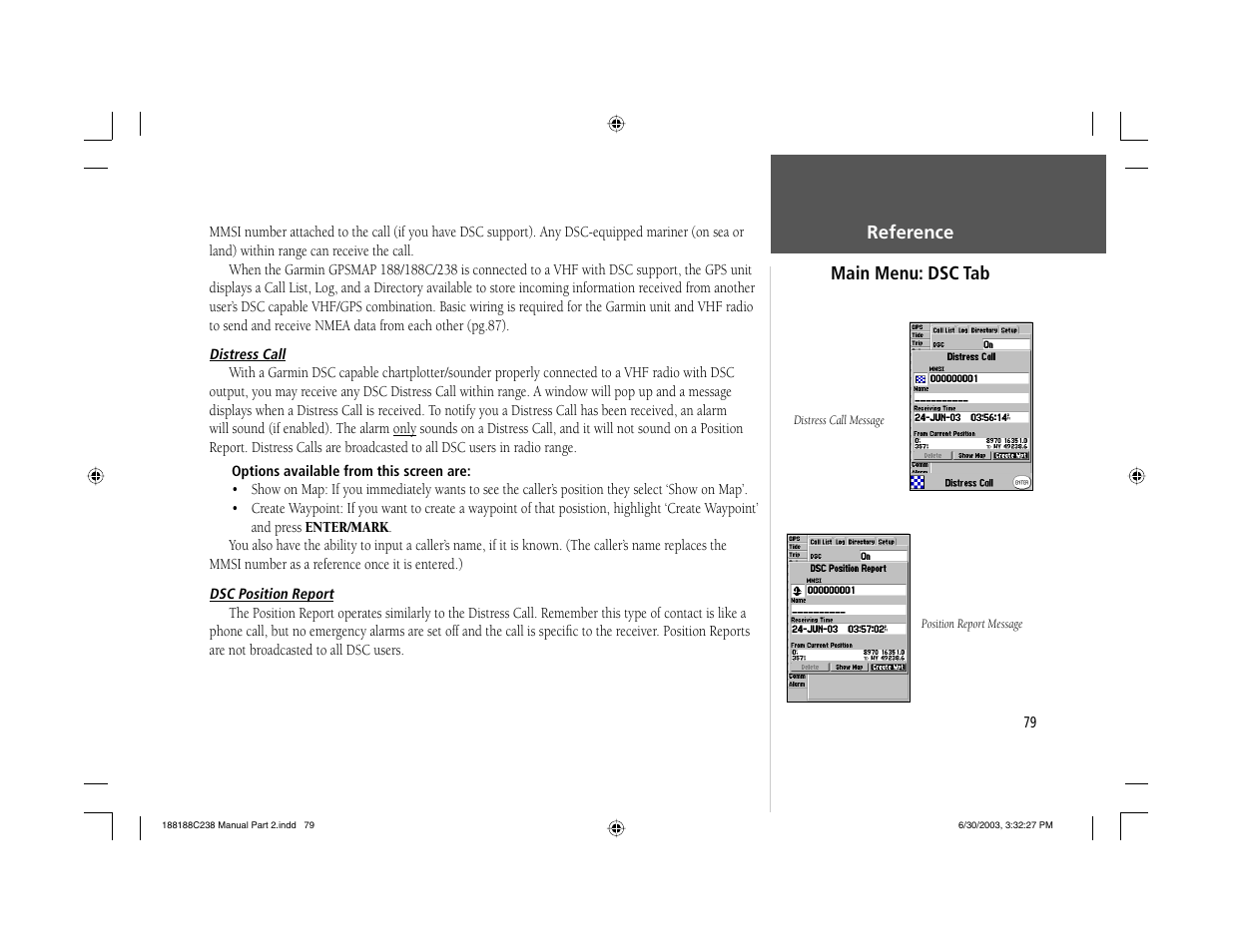 Garmin GPSMAP 238 Sounder User Manual | Page 89 / 134