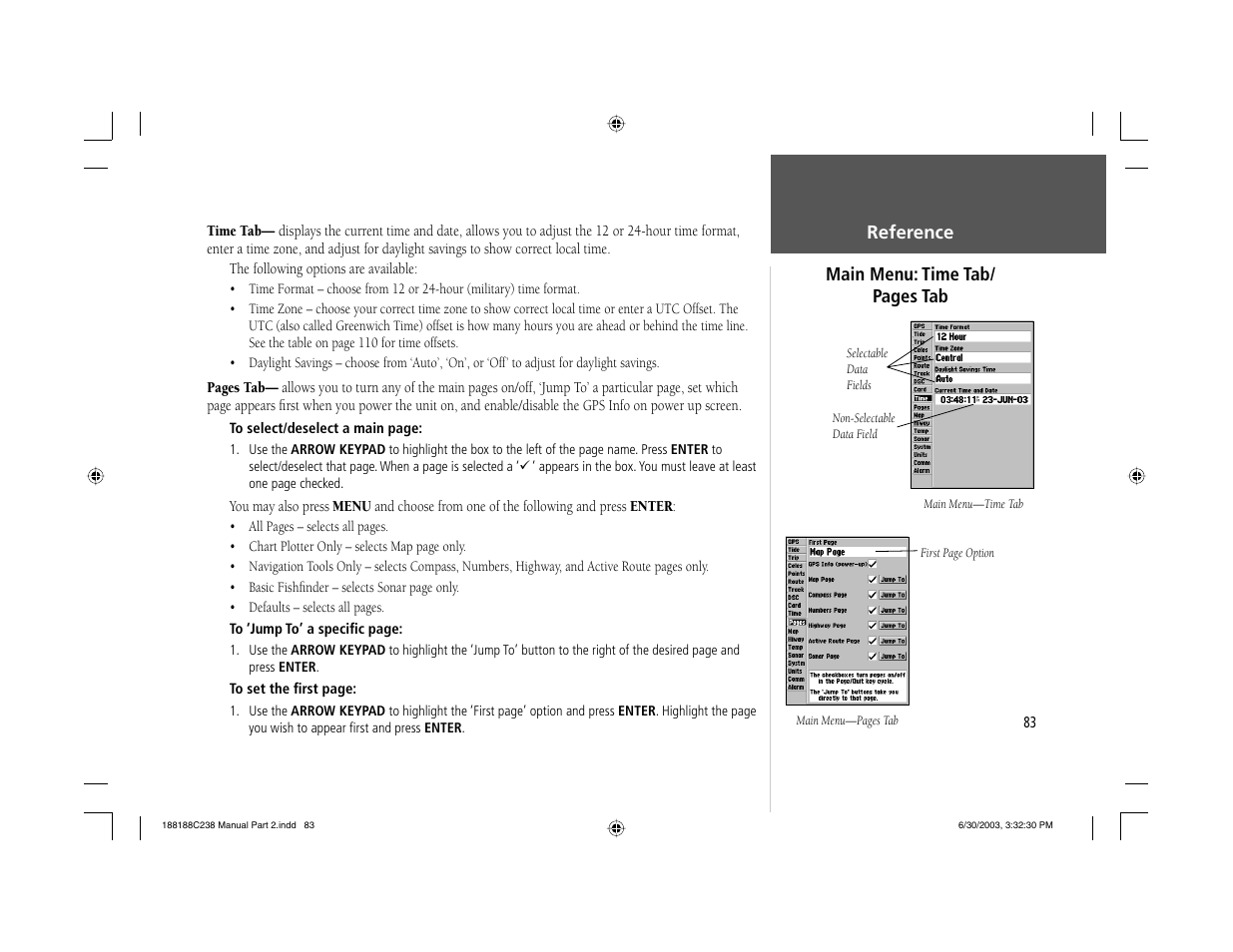 Garmin GPSMAP 238 Sounder User Manual | Page 93 / 134