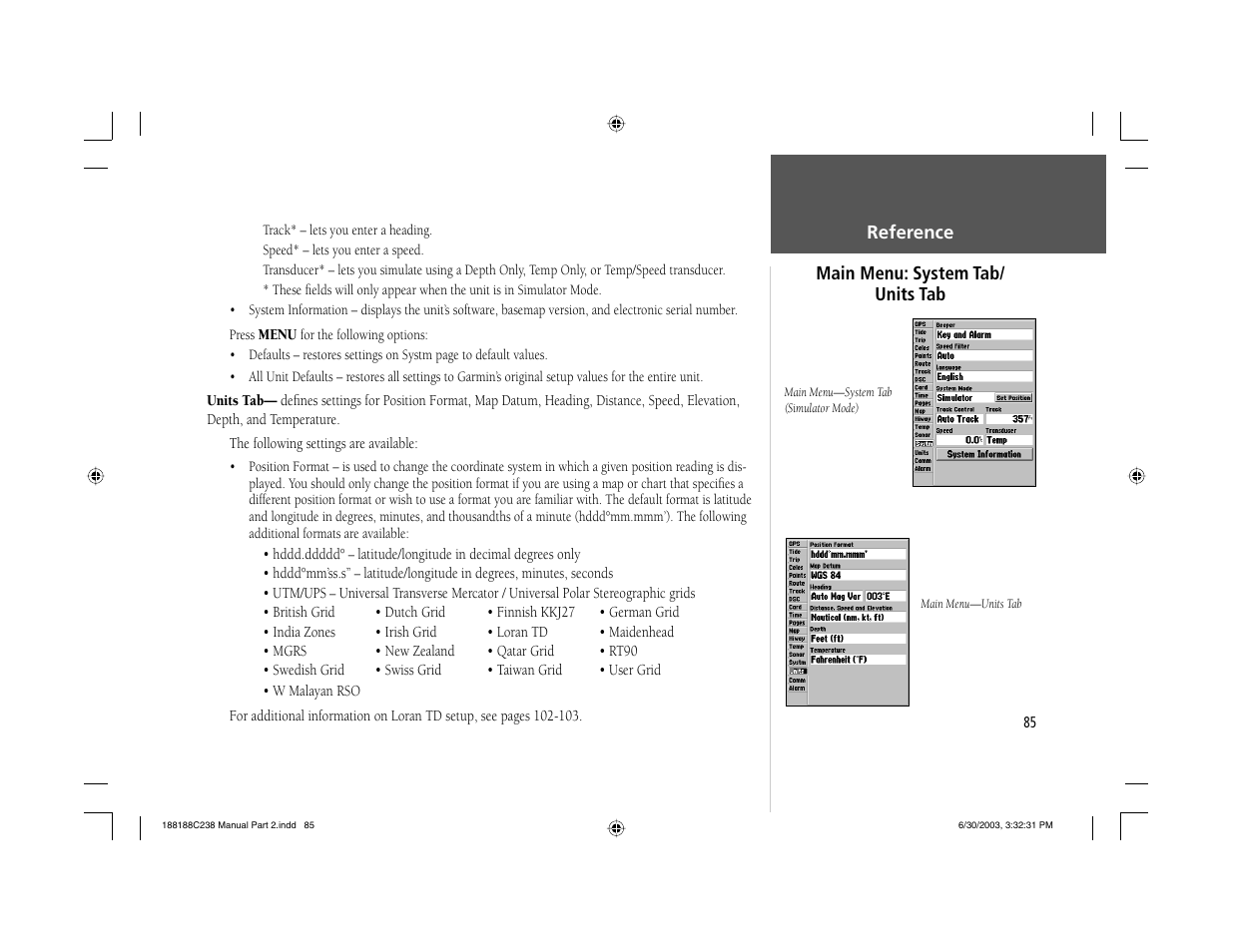 Garmin GPSMAP 238 Sounder User Manual | Page 95 / 134