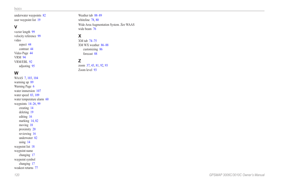 Garmin GPSMAP 3010C User Manual | Page 128 / 130