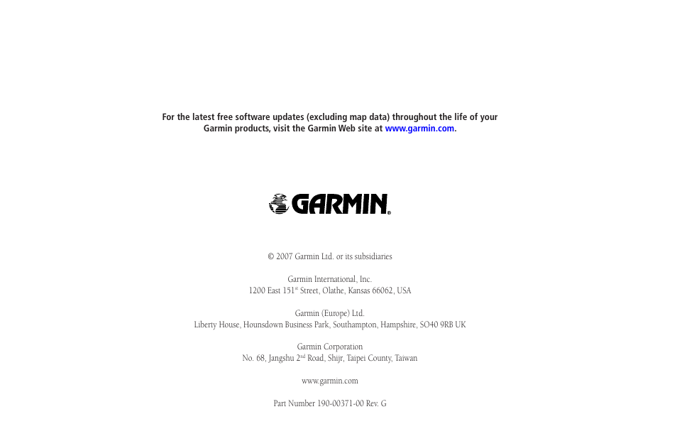 Garmin GPSMAP 3010C User Manual | Page 130 / 130