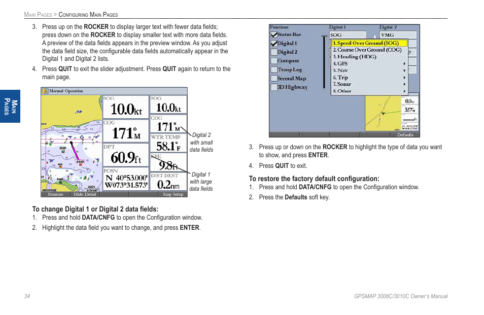Garmin GPSMAP 3010C User Manual | Page 42 / 130