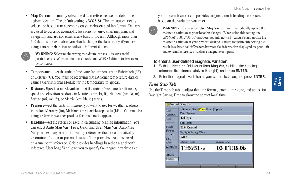 Garmin GPSMAP 3010C User Manual | Page 71 / 130