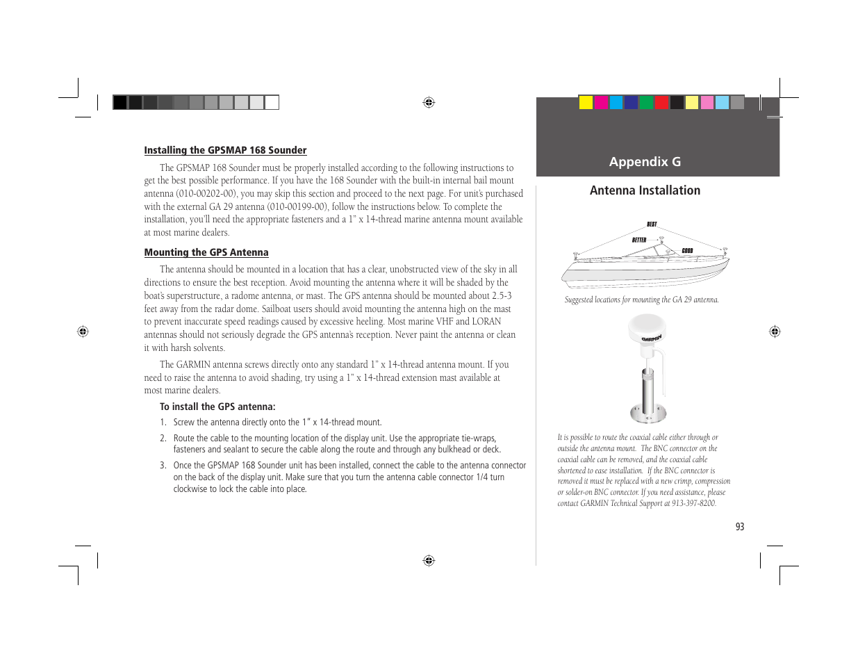 Garmin GPSMAP 168 Sounder User Manual | Page 104 / 123