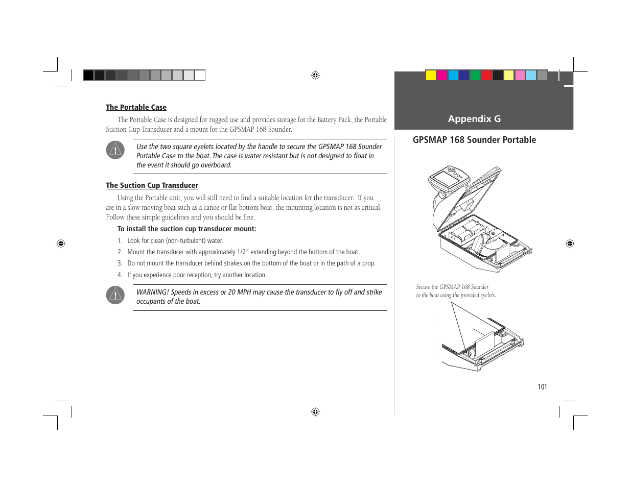 Garmin GPSMAP 168 Sounder User Manual | Page 112 / 123