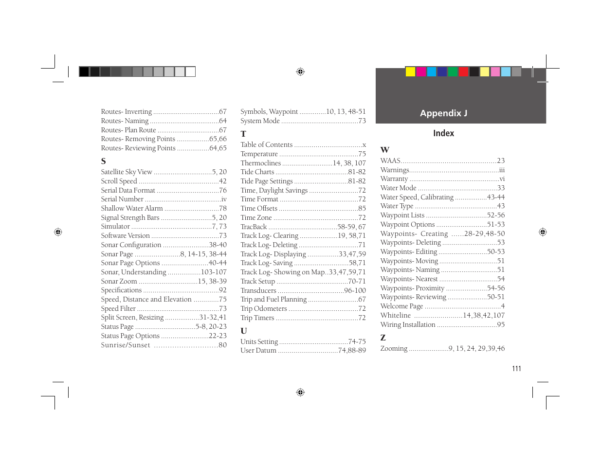 Garmin GPSMAP 168 Sounder User Manual | Page 122 / 123