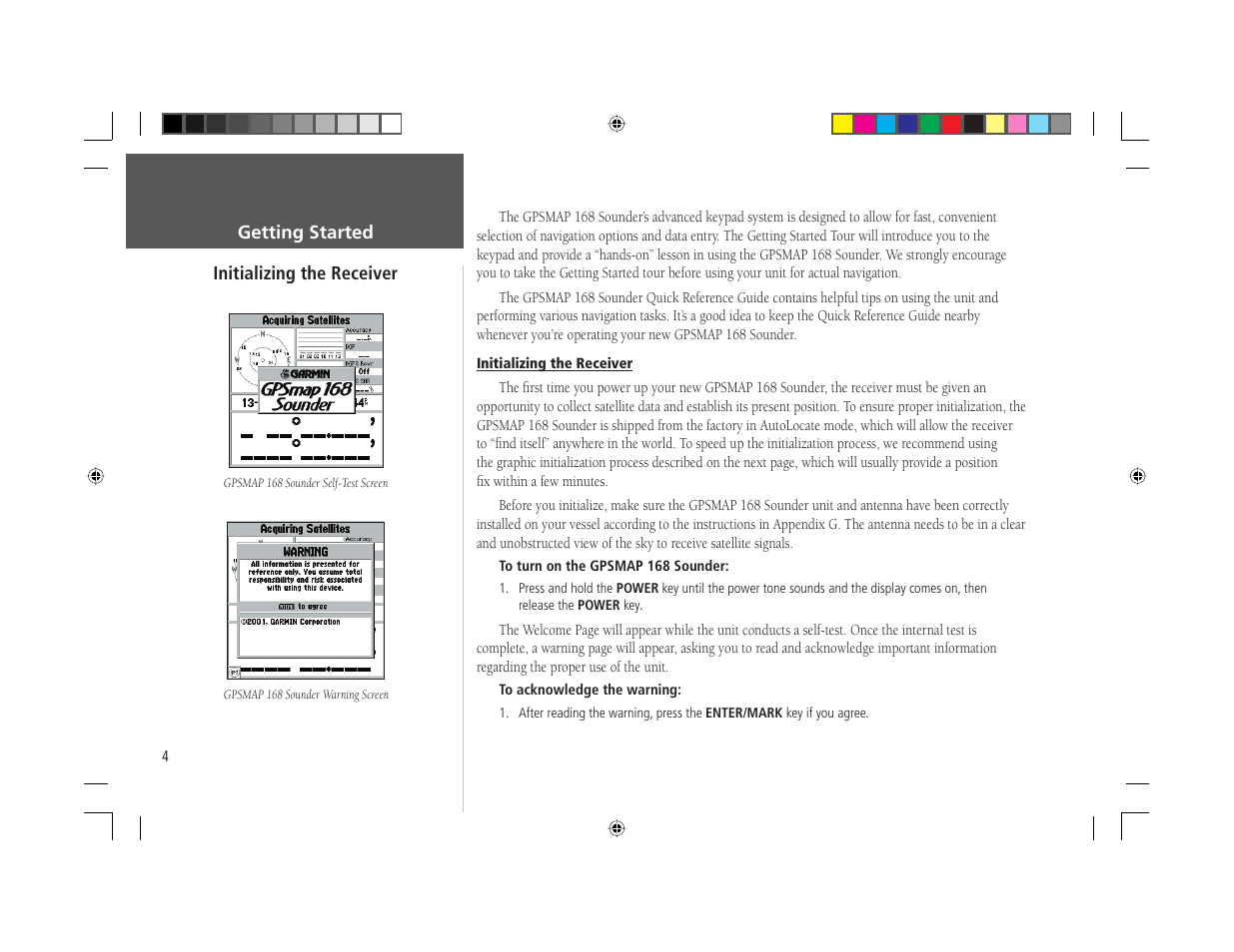 Garmin GPSMAP 168 Sounder User Manual | Page 15 / 123