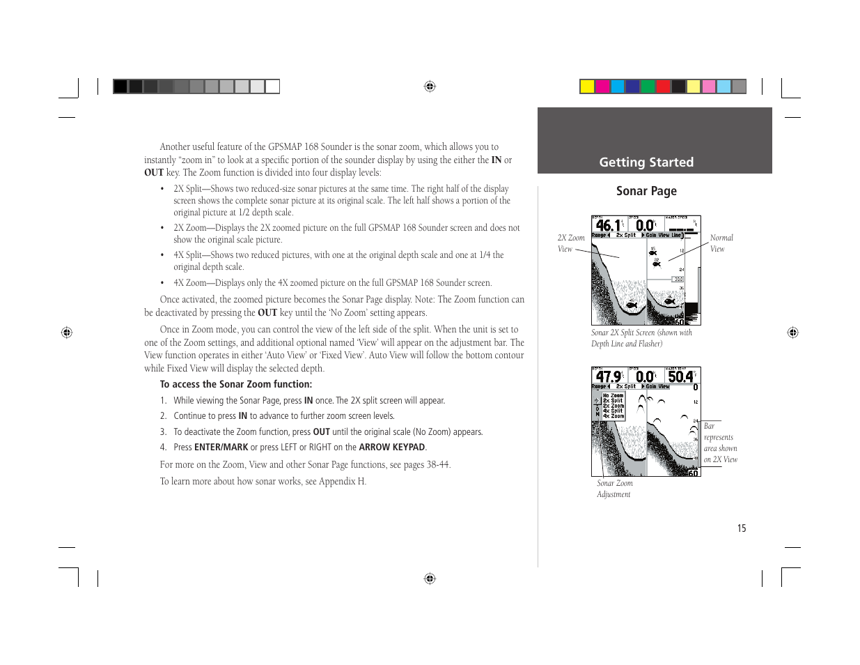 Garmin GPSMAP 168 Sounder User Manual | Page 26 / 123