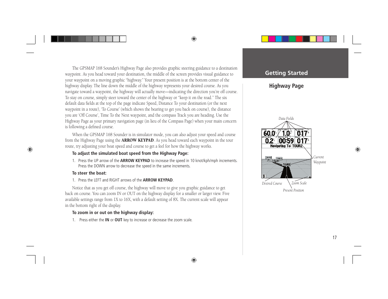 Garmin GPSMAP 168 Sounder User Manual | Page 28 / 123