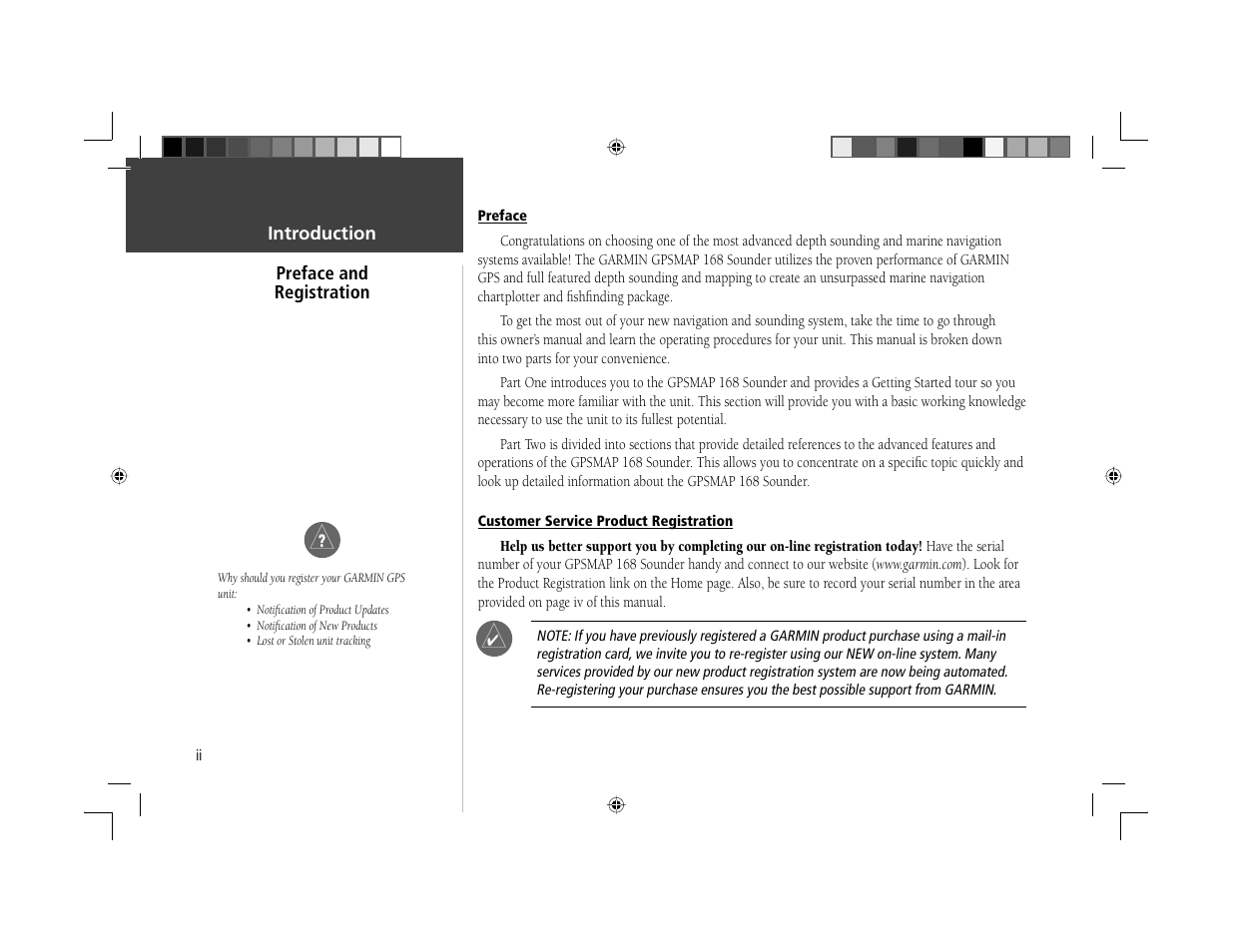 Garmin GPSMAP 168 Sounder User Manual | Page 3 / 123