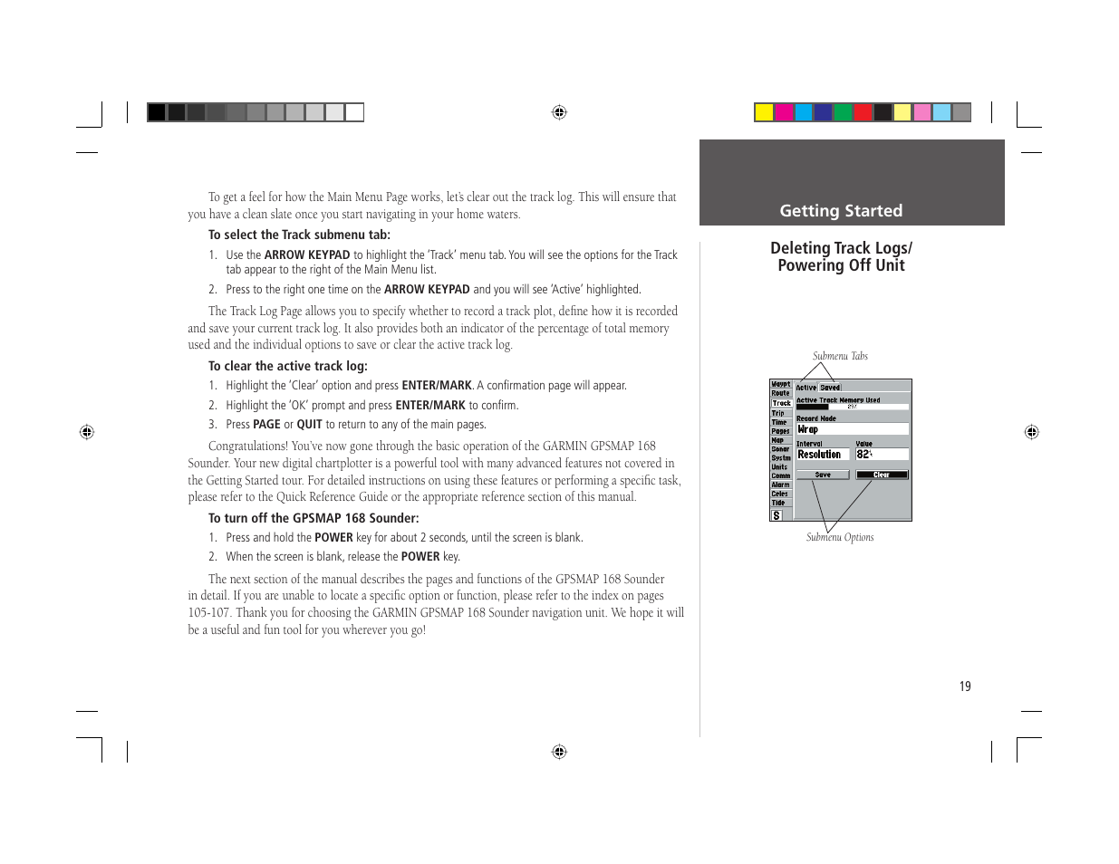 Garmin GPSMAP 168 Sounder User Manual | Page 30 / 123