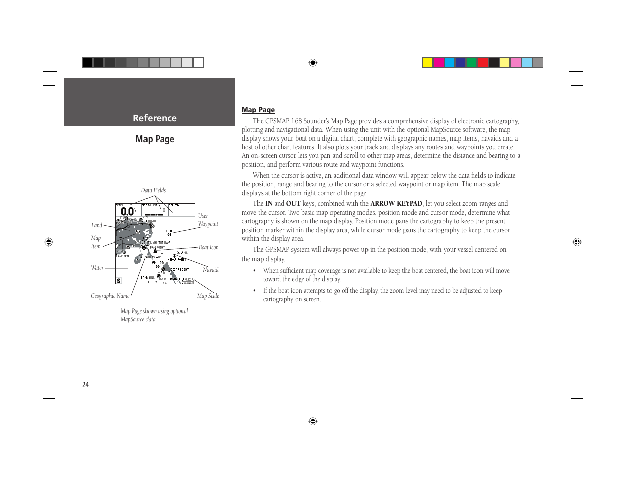 Garmin GPSMAP 168 Sounder User Manual | Page 35 / 123