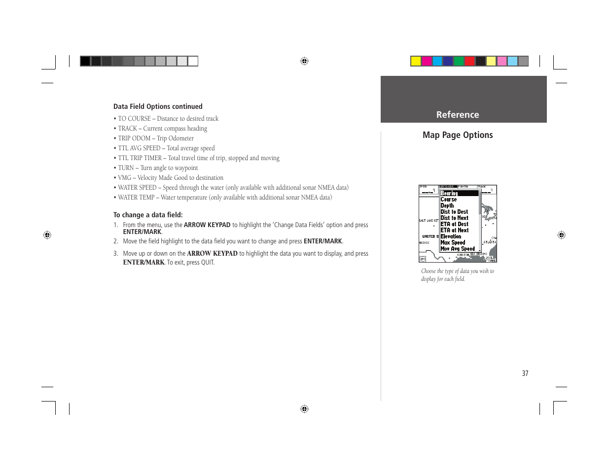 Garmin GPSMAP 168 Sounder User Manual | Page 48 / 123