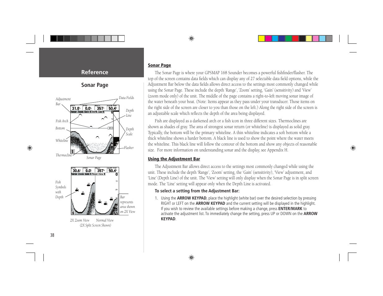 Garmin GPSMAP 168 Sounder User Manual | Page 49 / 123