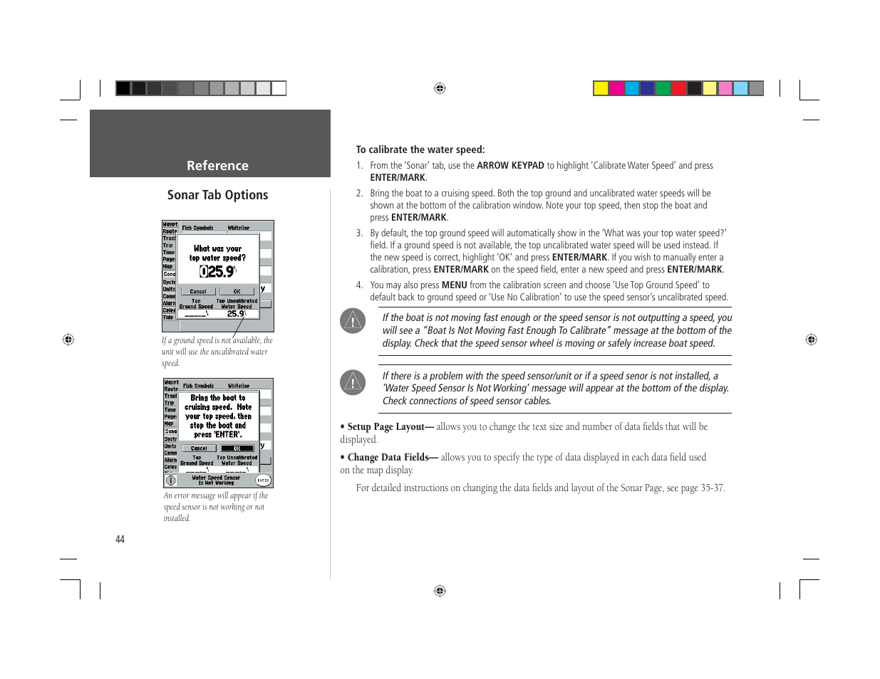 Garmin GPSMAP 168 Sounder User Manual | Page 55 / 123