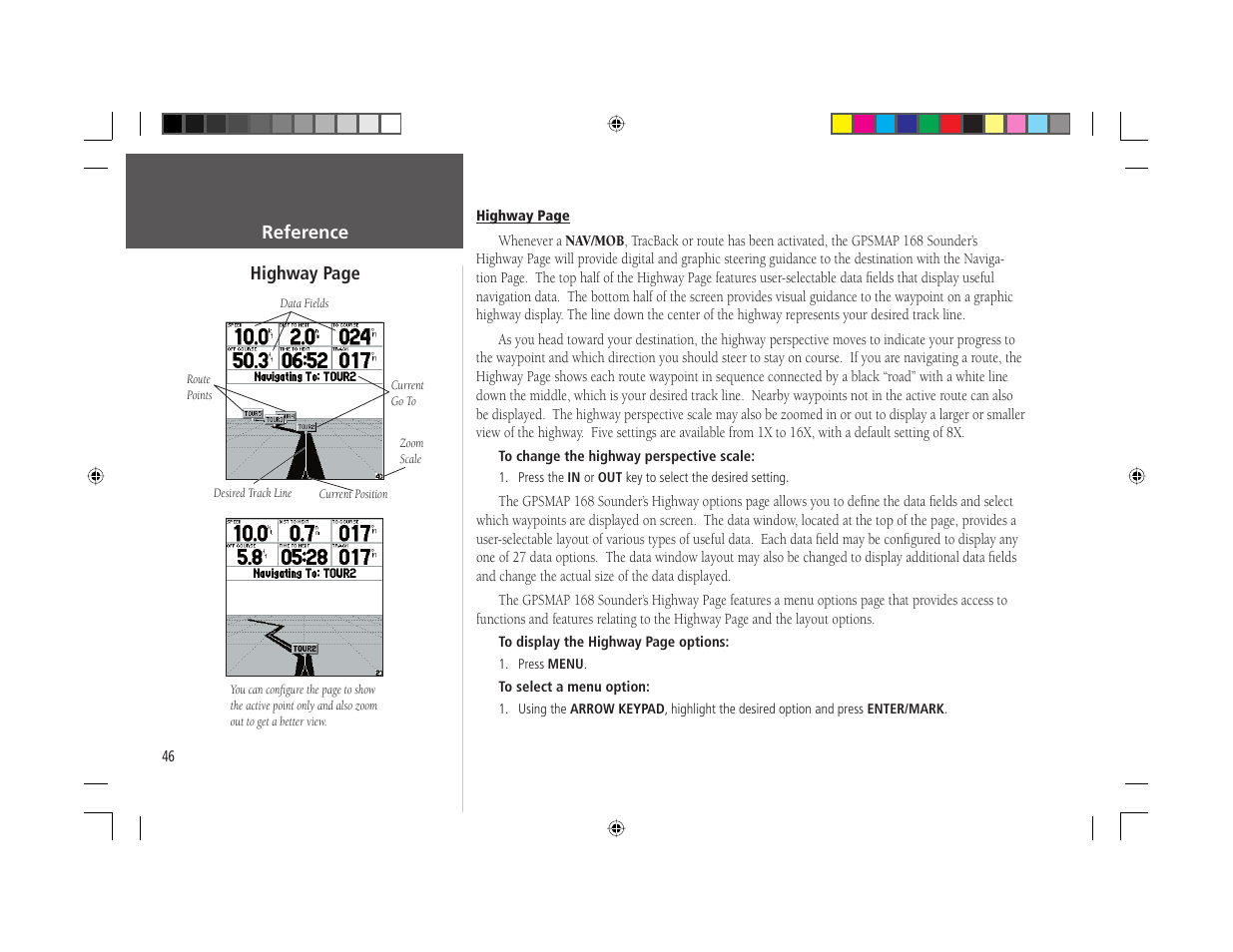 Garmin GPSMAP 168 Sounder User Manual | Page 57 / 123