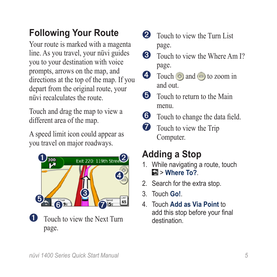 Garmin nuvi 1495T User Manual | Page 5 / 8