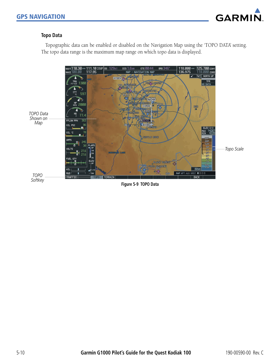 Gps navigation | Garmin G1000 Quest Kodiak User Manual | Page 126 / 340