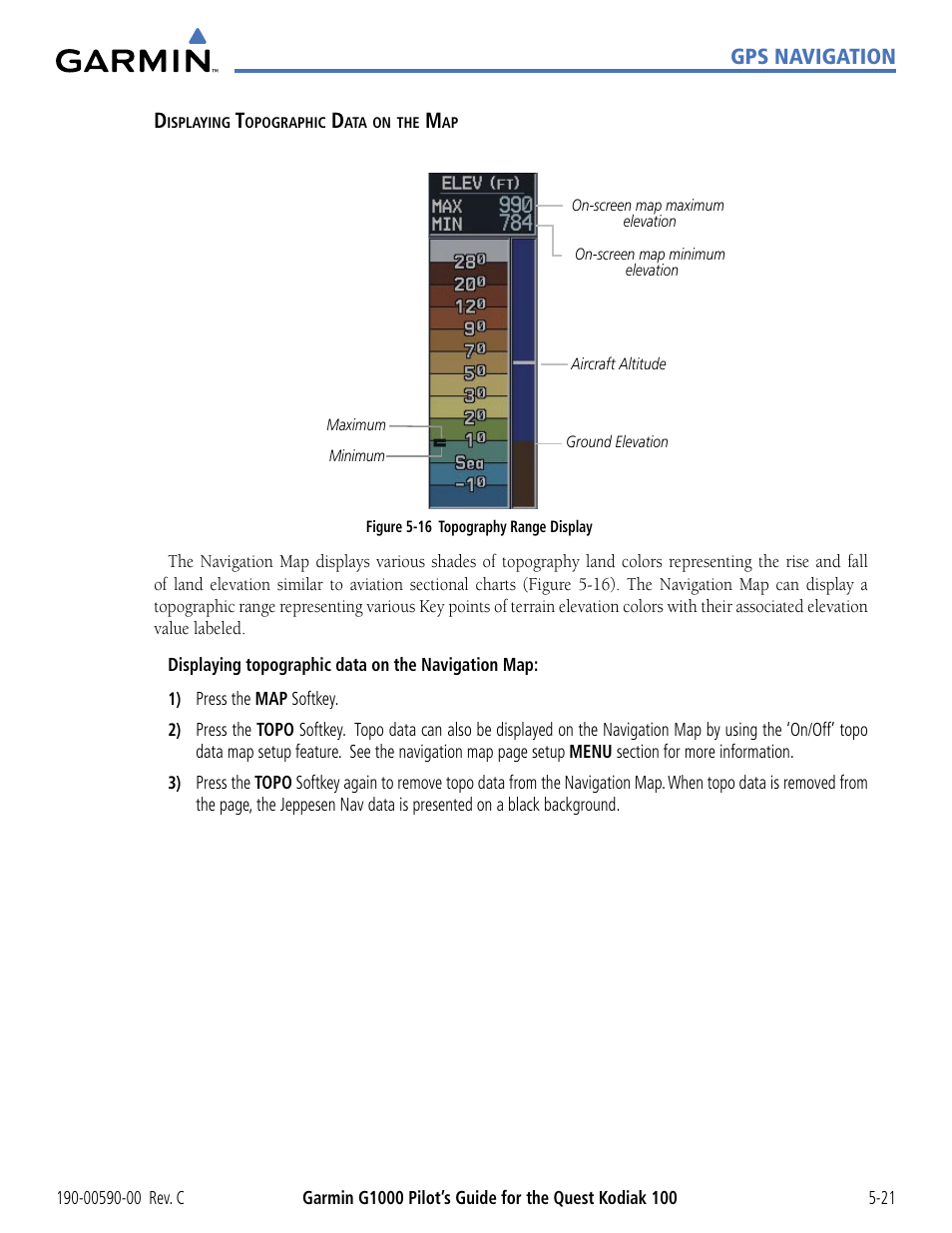 Gps navigation | Garmin G1000 Quest Kodiak User Manual | Page 137 / 340