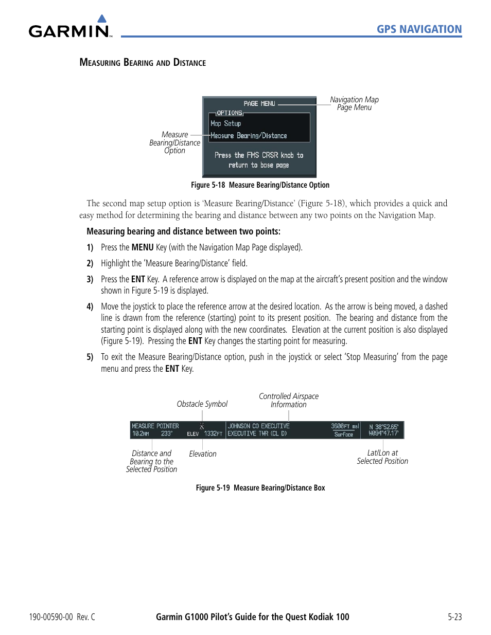 Gps navigation | Garmin G1000 Quest Kodiak User Manual | Page 139 / 340