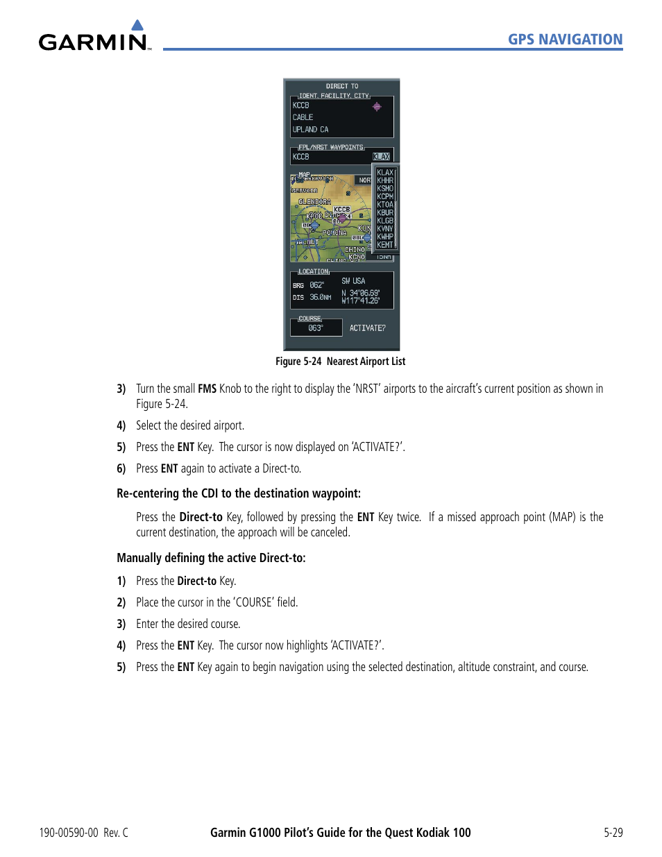 Garmin G1000 Quest Kodiak User Manual | Page 145 / 340