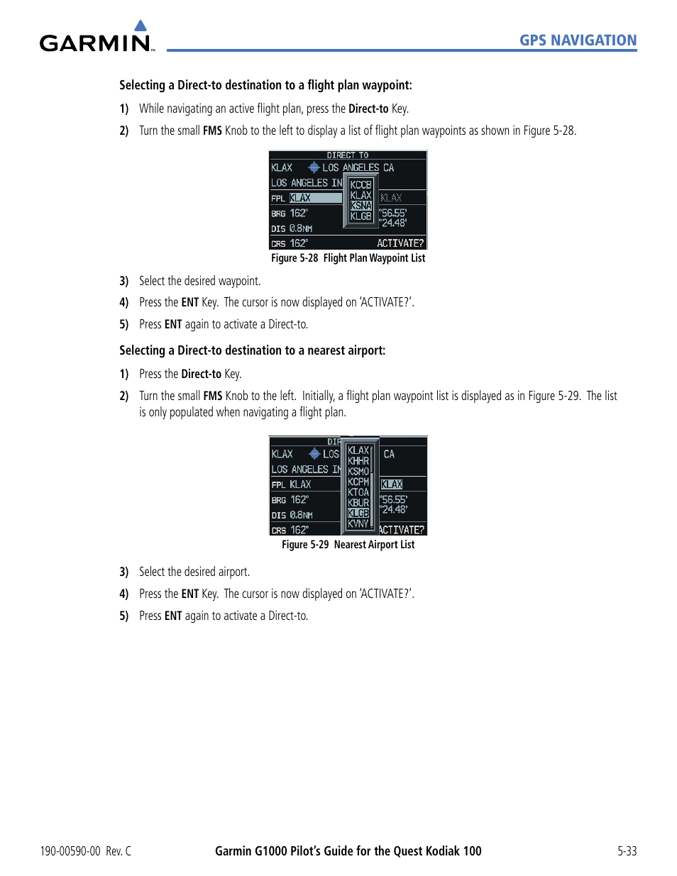 Garmin G1000 Quest Kodiak User Manual | Page 149 / 340