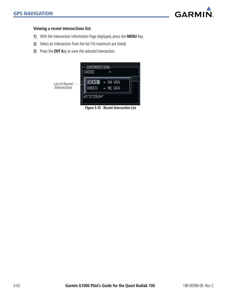 Garmin G1000 Quest Kodiak User Manual | Page 158 / 340