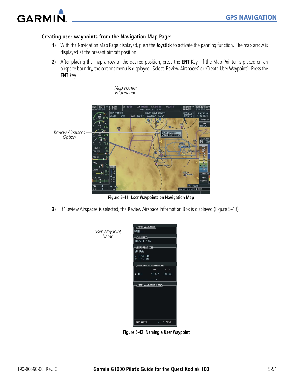 Gps navigation | Garmin G1000 Quest Kodiak User Manual | Page 167 / 340