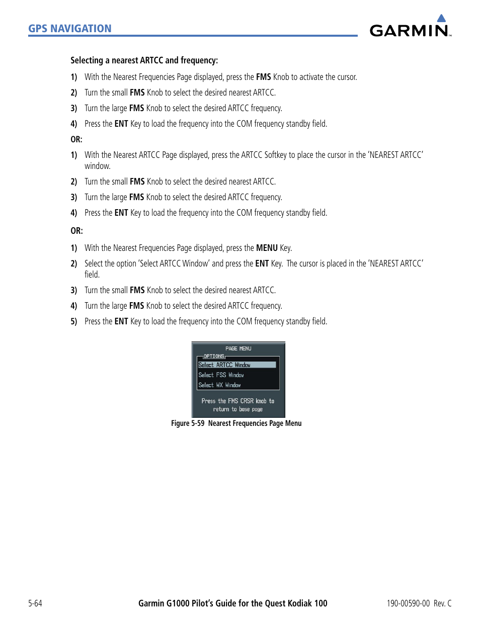 Garmin G1000 Quest Kodiak User Manual | Page 180 / 340