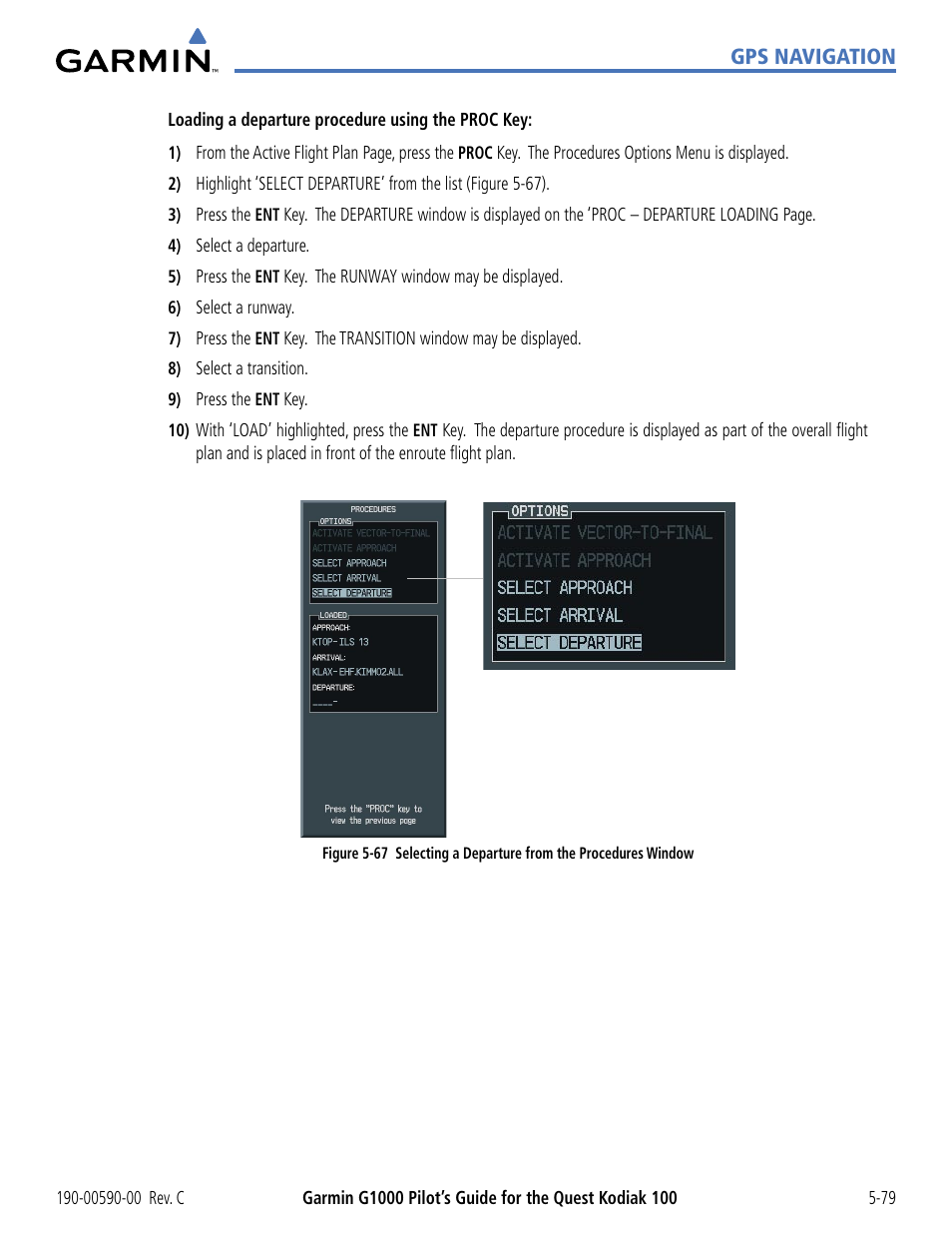 Garmin G1000 Quest Kodiak User Manual | Page 195 / 340