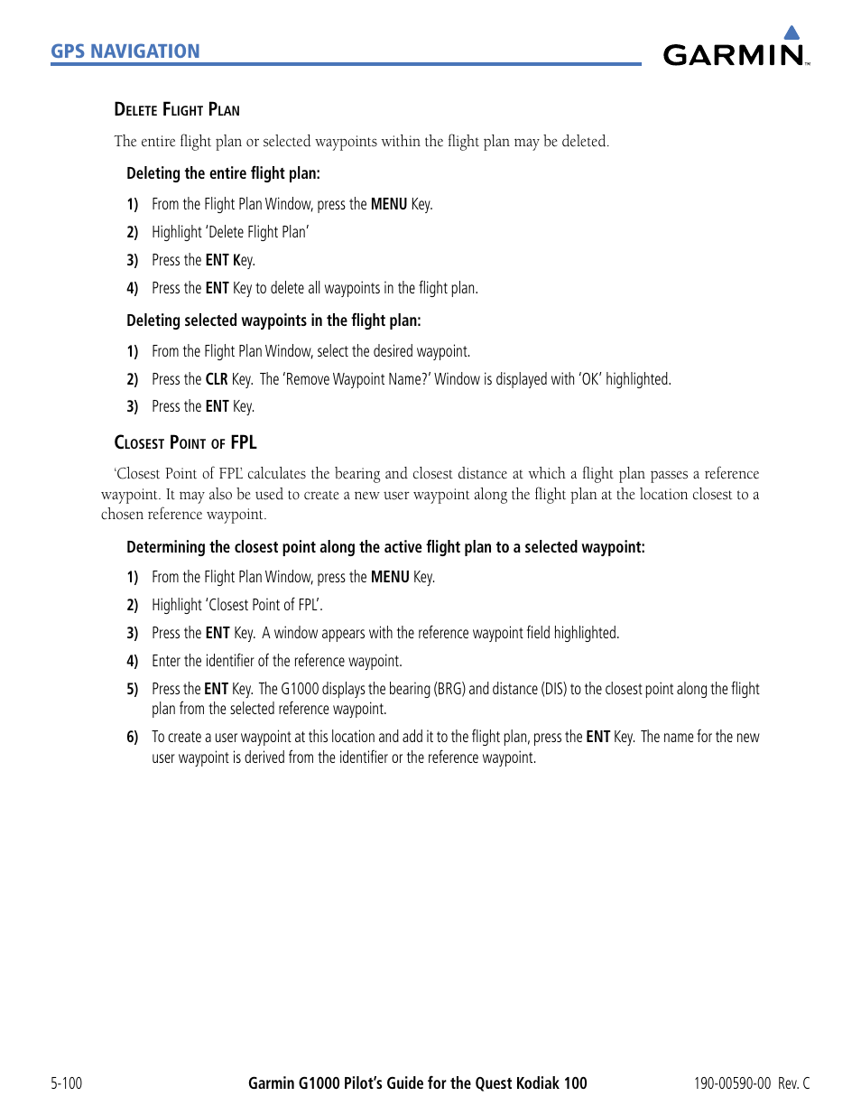 Garmin G1000 Quest Kodiak User Manual | Page 216 / 340