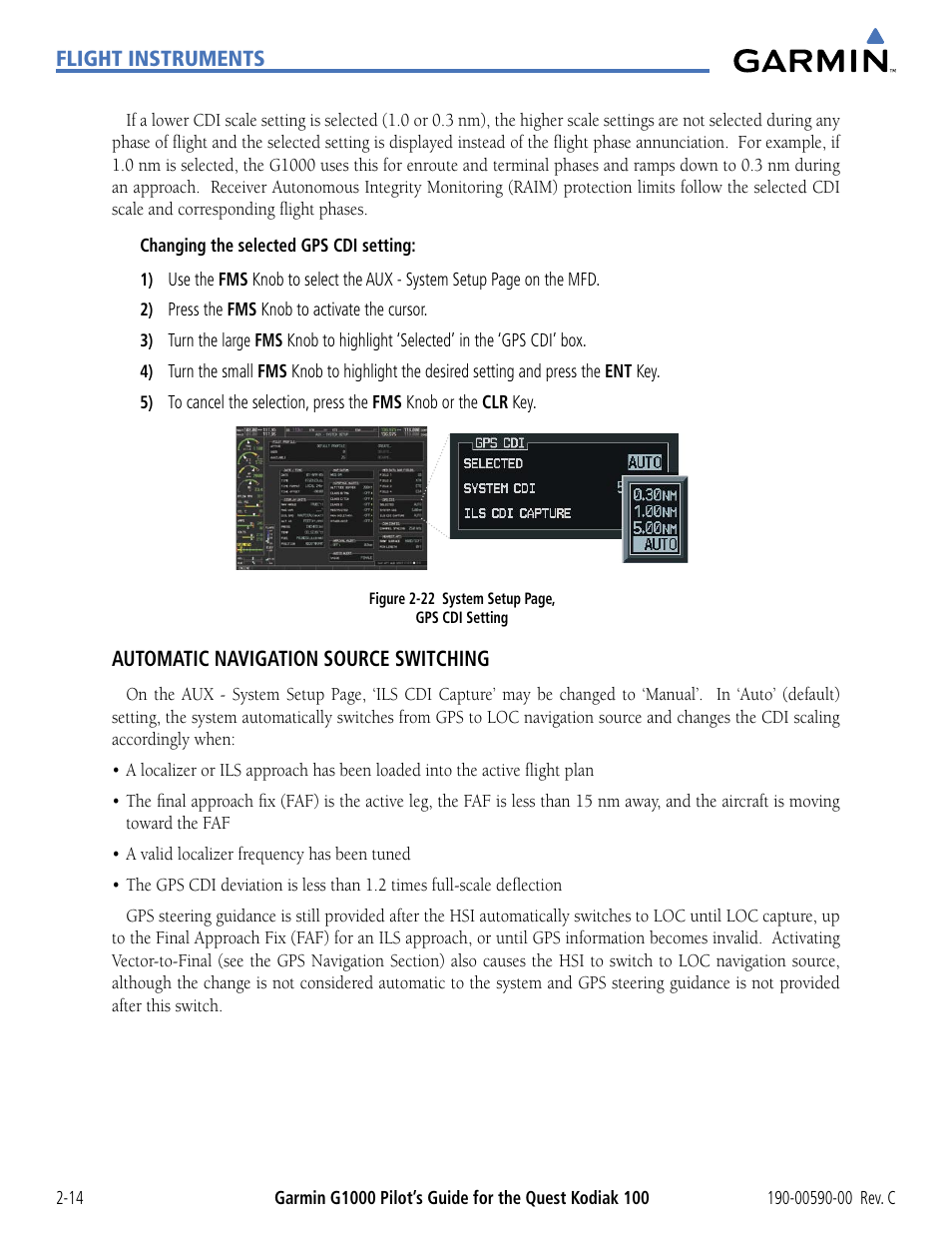 Garmin G1000 Quest Kodiak User Manual | Page 58 / 340