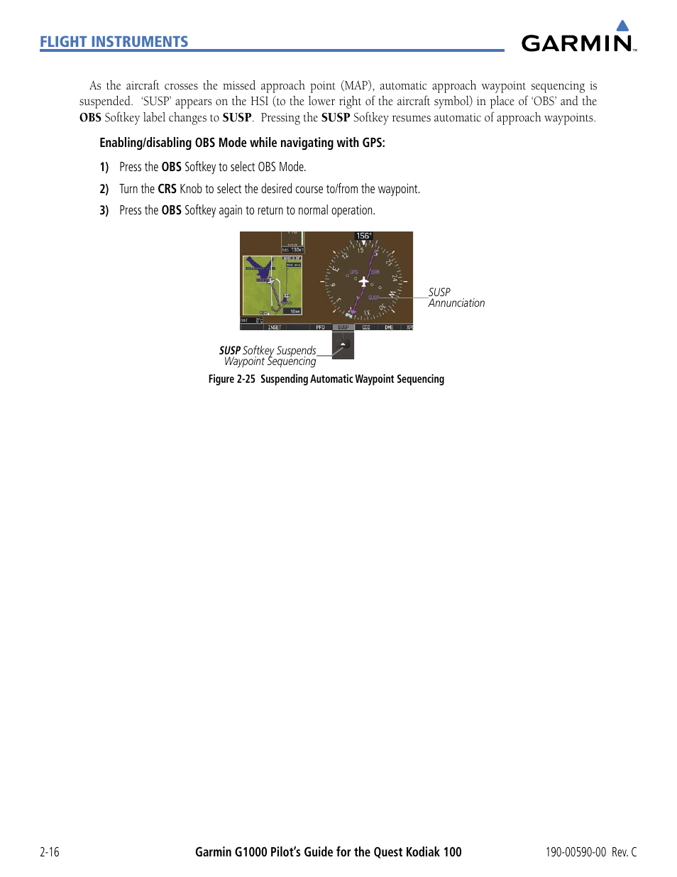 Flight instruments | Garmin G1000 Quest Kodiak User Manual | Page 60 / 340