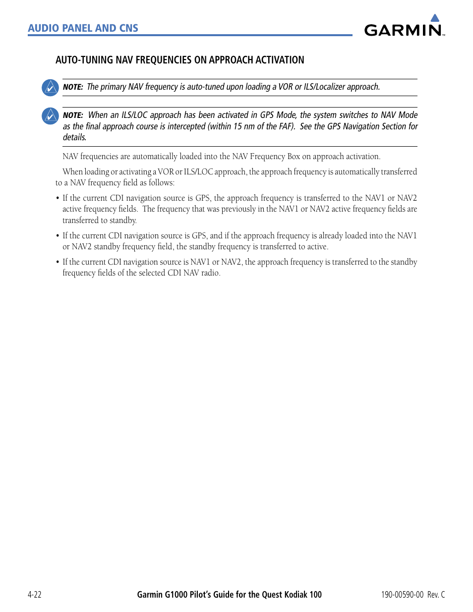 Garmin G1000 Quest Kodiak User Manual | Page 98 / 340