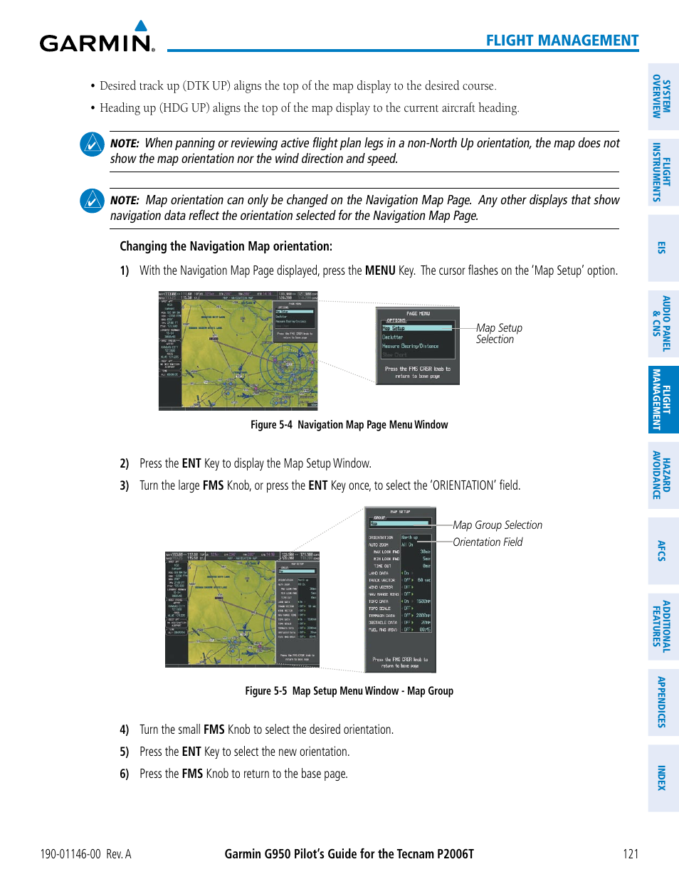 Flight management | Garmin G950 Tecnam 2006T User Manual | Page 133 / 348