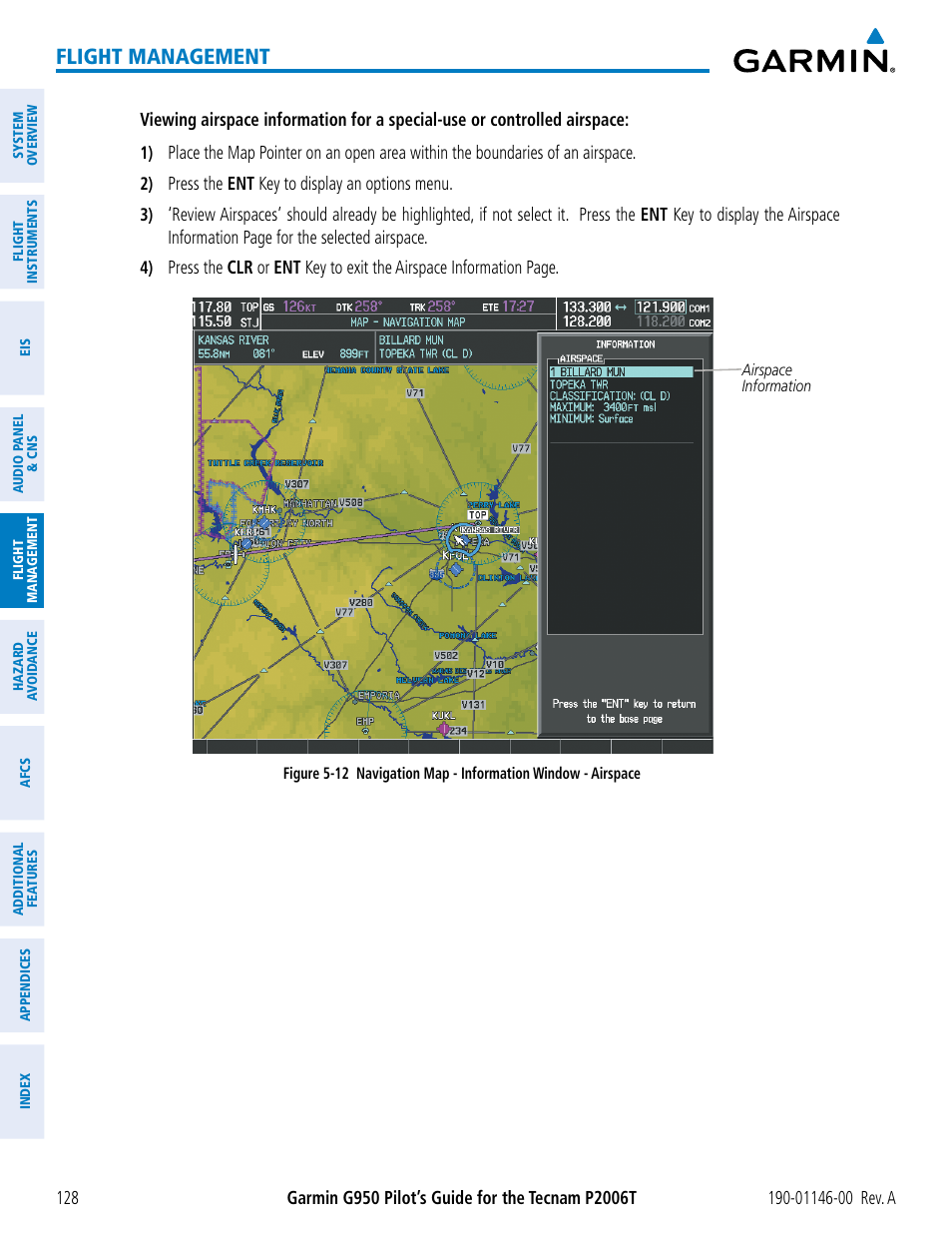 Flight management | Garmin G950 Tecnam 2006T User Manual | Page 140 / 348