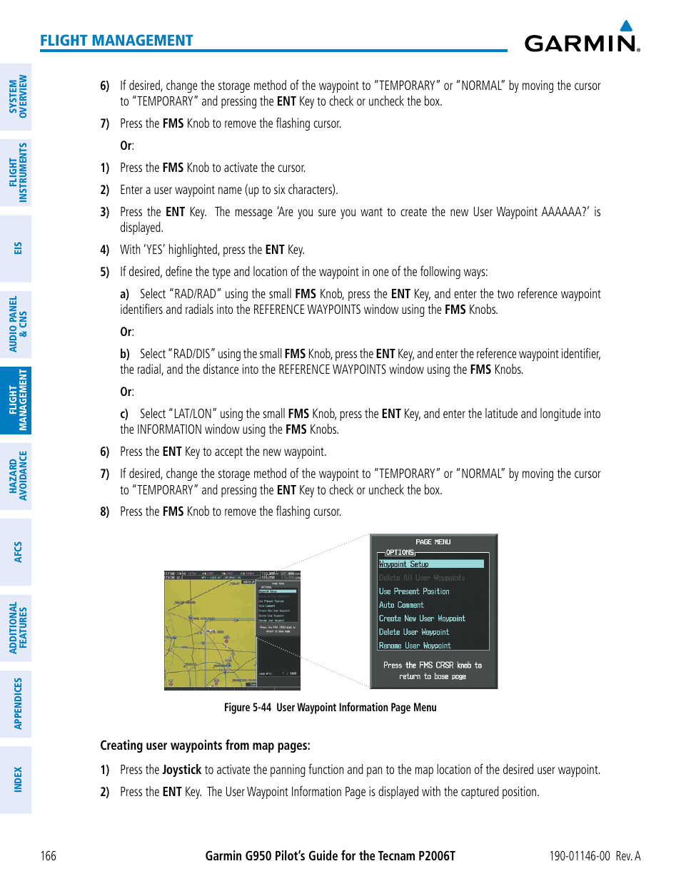 Flight management | Garmin G950 Tecnam 2006T User Manual | Page 178 / 348