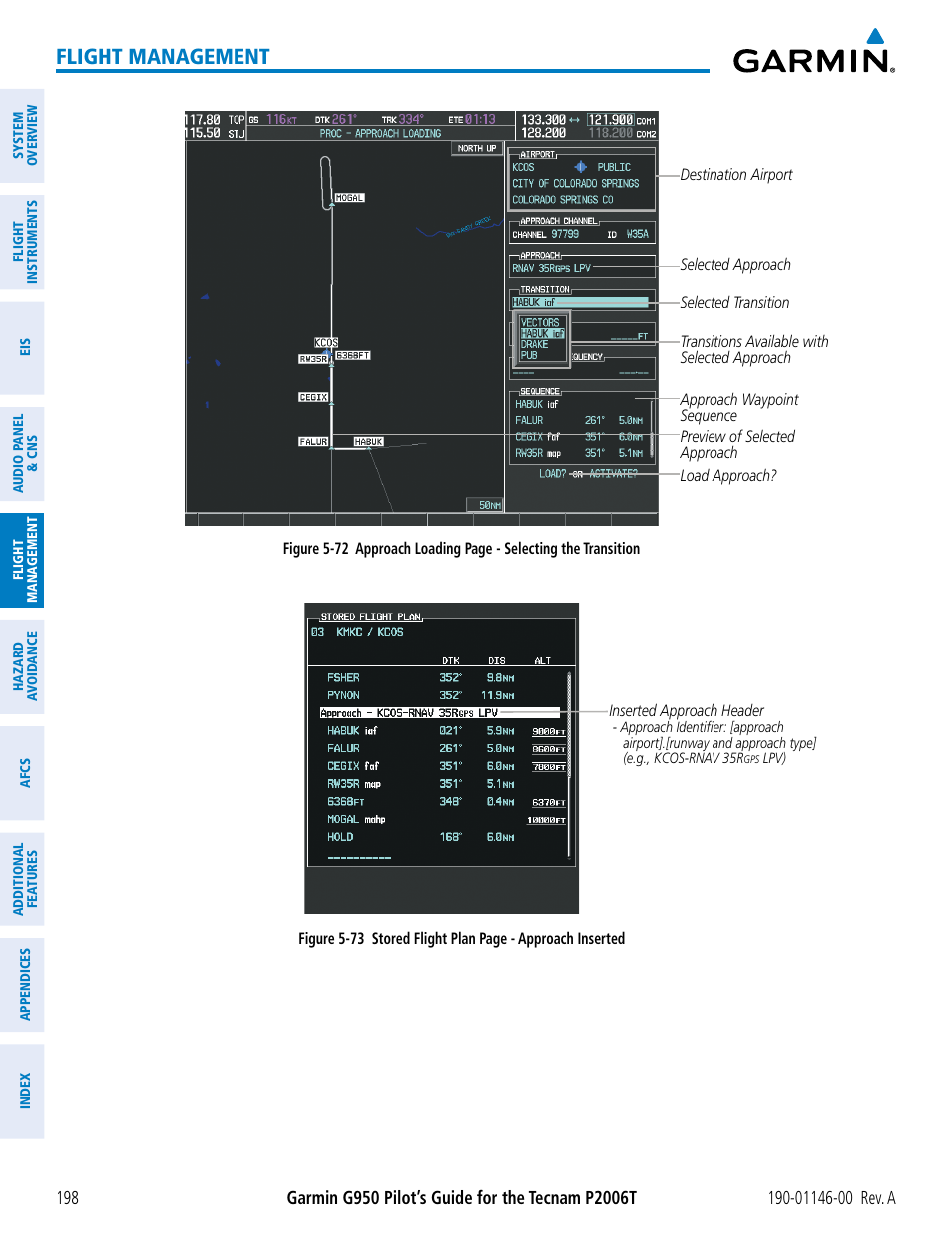 Flight management | Garmin G950 Tecnam 2006T User Manual | Page 210 / 348