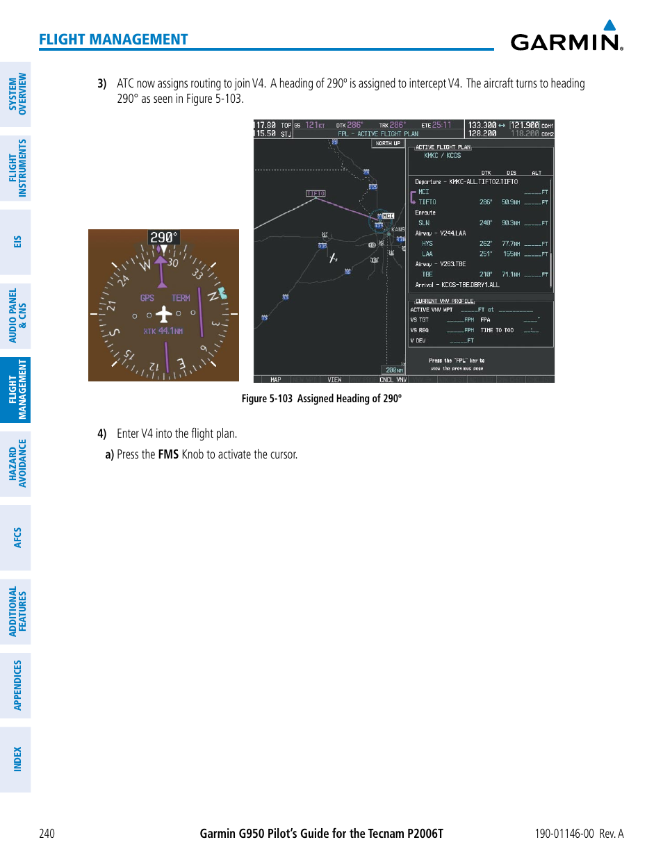 Flight management | Garmin G950 Tecnam 2006T User Manual | Page 252 / 348