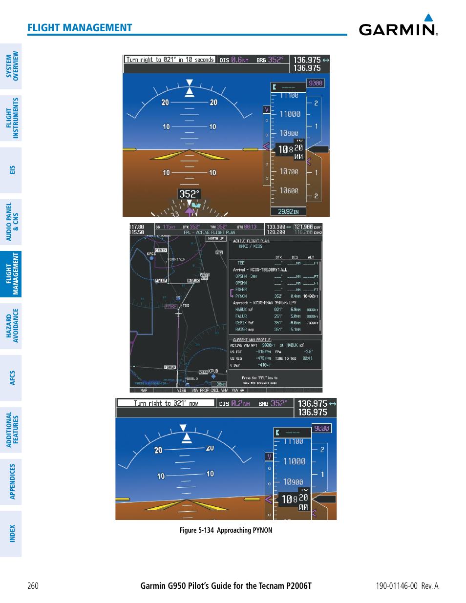 Flight management | Garmin G950 Tecnam 2006T User Manual | Page 272 / 348