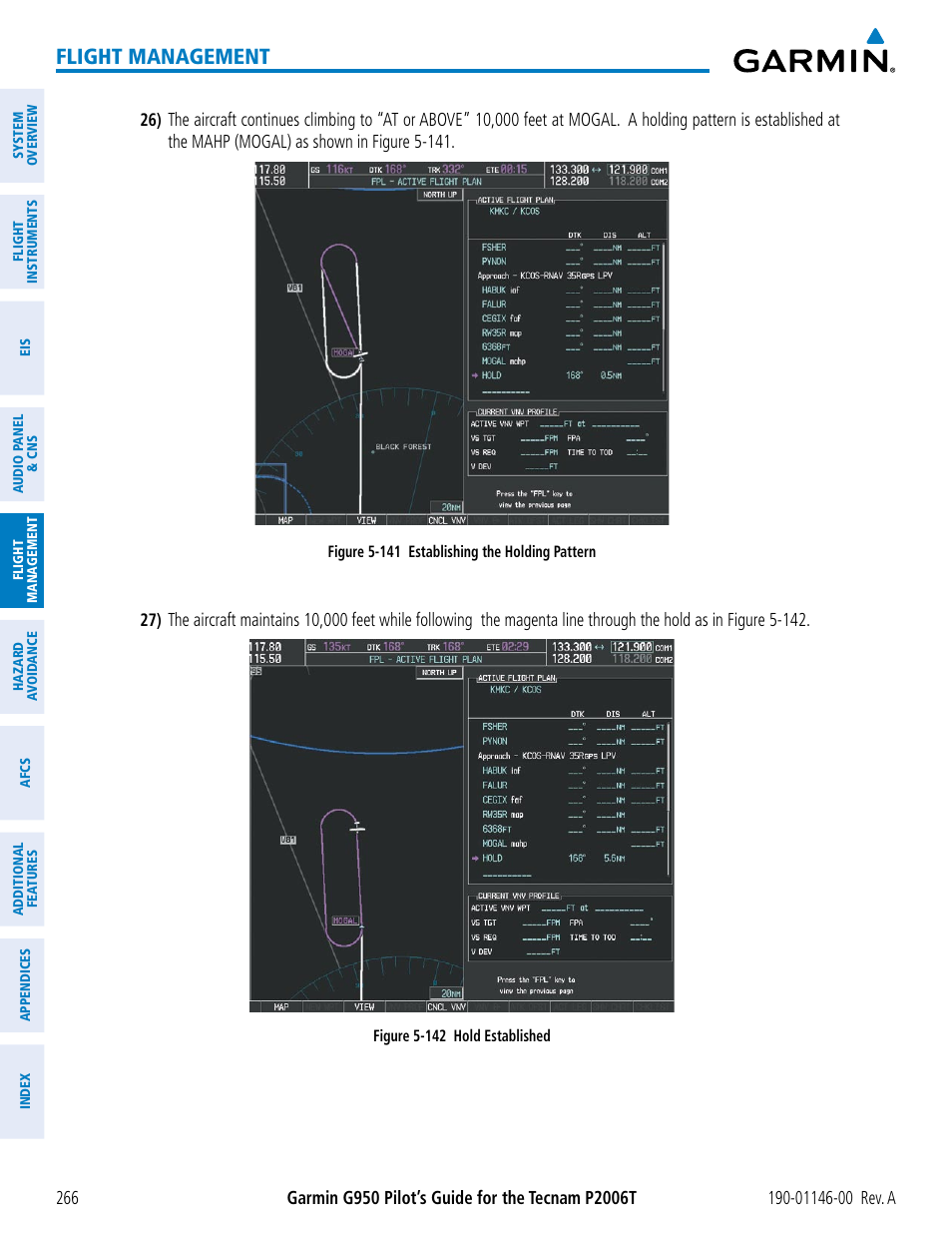 Flight management | Garmin G950 Tecnam 2006T User Manual | Page 278 / 348