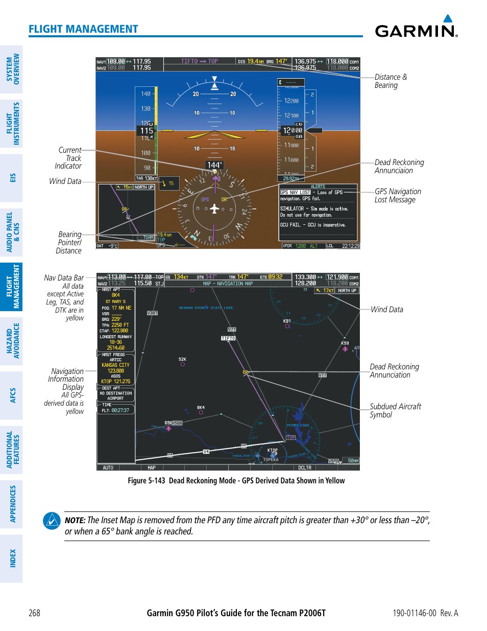 Flight management | Garmin G950 Tecnam 2006T User Manual | Page 280 / 348