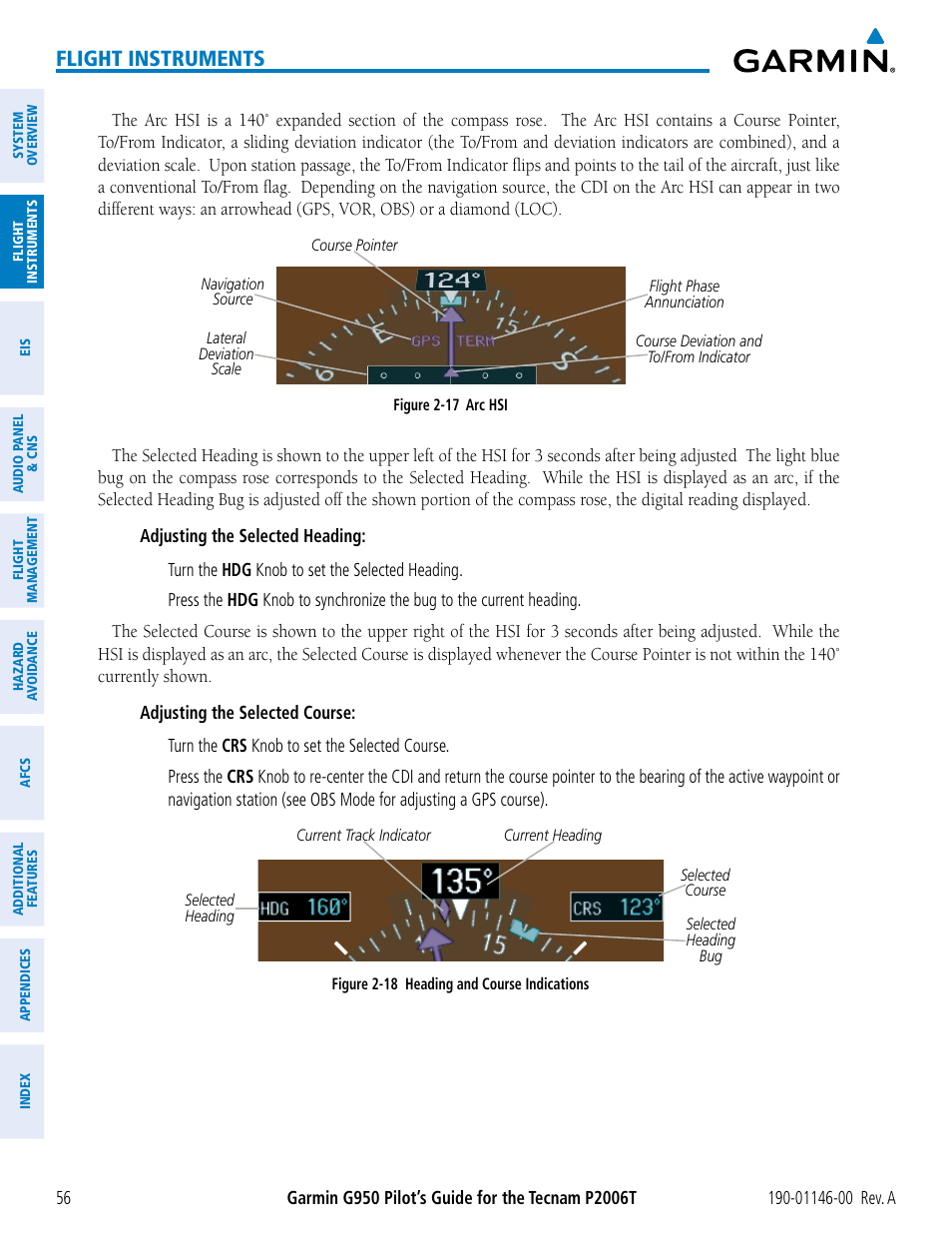Flight instruments | Garmin G950 Tecnam 2006T User Manual | Page 68 / 348
